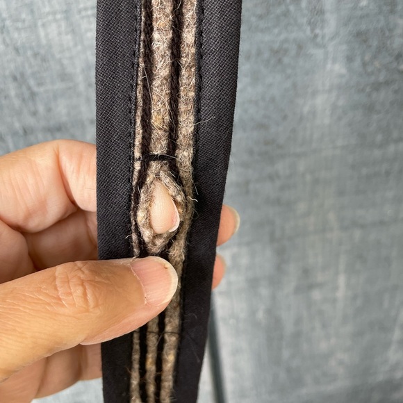 NWOT Embroidered Wool Exterior Crossbody Bag Boho Style - Picture 9 of 9